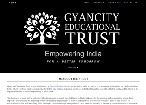 Gyancity Educational Trust Website