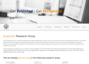 Gyancity Research Labs Website